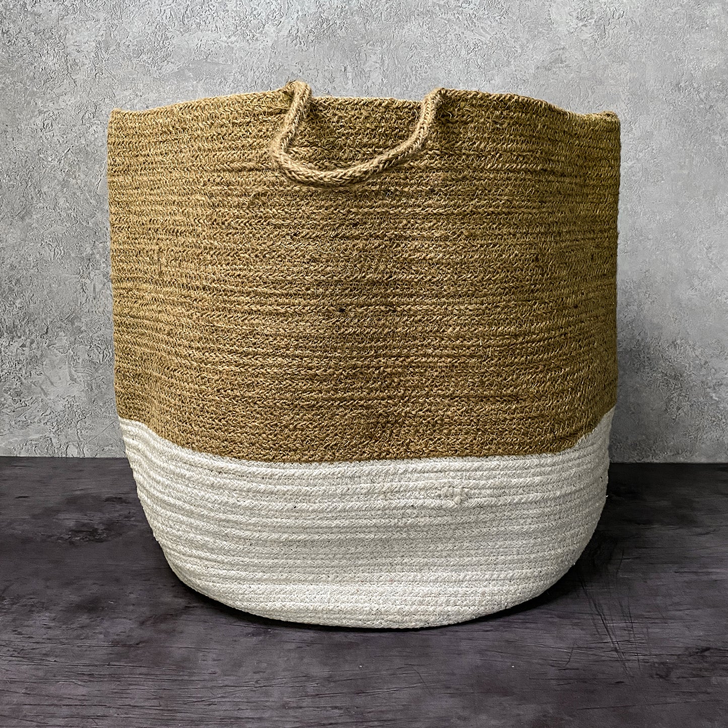 Woven Storage Basket - Natural/Cream